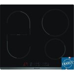 Table de cuisson induction BRANDT - 4 zones - L 58 x P51 cm - 3600 W -  Revêtement verre - Noir - CPI6400B