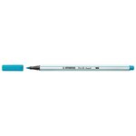 Feutre pinceau pen 68 brush  bleu clair x 10 stabilo