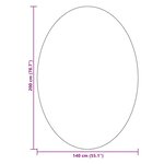 vidaXL Tapis HUARTE Noir 140 x 200 cm Polyester