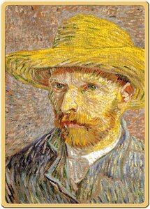 Pièce de monnaie en Or 1 Dollar g 0.062 (1/500 oz) Millésime 2022 Vincent Masterpieces SELF PORTRAIT