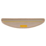 vidaXL Tapis d'escalier autocollants 30 Pièces 56x17x3 cm beige clair