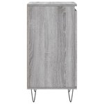 vidaXL Buffets 2 Pièces sonoma gris 40x35x70 cm bois d'ingénierie
