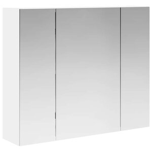 vidaXL Armoire Miroir de Salle de Bain Blanc 60 x 14 5 x 50 cm