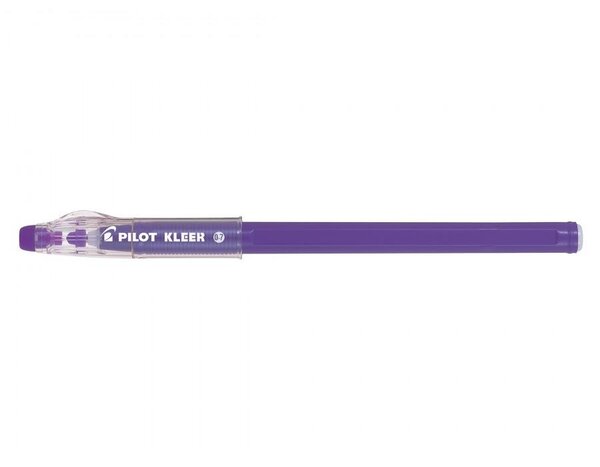Stylo Bille à Capuchon KLEER Effaçable Pointe Moyenne Violet PILOT