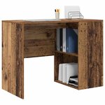 vidaXL Bureau Bois Ancien 102 x 50 x 75 cm Bois d'ingénierie
