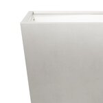 vidaXL Jardinières 2 Pièces 30x30x30 cm acier inoxydable