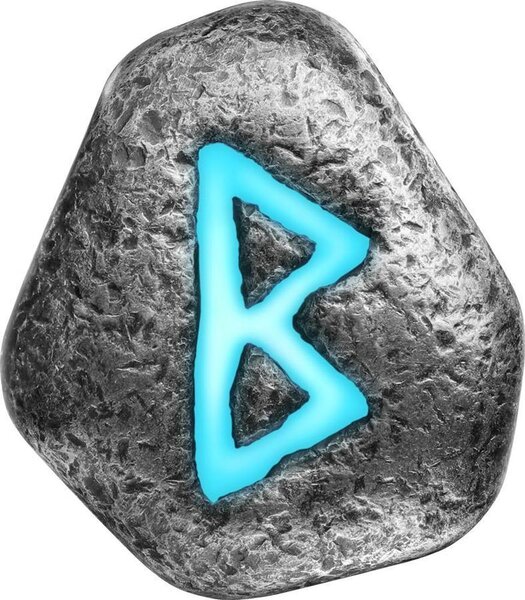 Pièce de monnaie en Argent g 31.1 (1 oz) Millésime 2025 Cast Rune BERKANAN