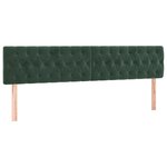vidaXL Sommier à lattes de lit avec matelas vert foncé 120x190 cm