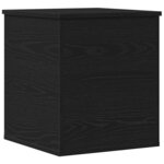 vidaXL Boîte de Rangement Chêne noir 40 x 42 x 46 cm Bois d'ingénierie