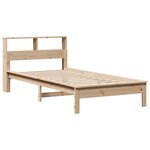 vidaXL Lit bibliothèque sans matelas 75x190 cm bois de pin massif