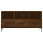 vidaXL Meuble TV chêne marron 102x36x50 cm bois d'ingénierie
