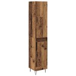 vidaXL Haut Armoire Bois ancien 69 5 x 34 x 180 cm Bois d'ingénierie