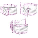 vidaXL Ensemble de canapés d'extérieur 7 pc Blanc et anthracite