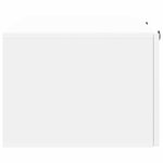 vidaXL Meuble TV mural Blanc 99 x 41 x 30 cm Bois d'ingénierie