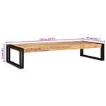 vidaXL Étagère de salle de bain avec étagère 120 x 50 x 23 cm