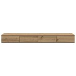 vidaXL Tiroirs de lit en chêne artisan 150x36 5x16 5 cm en bois d'ingénierie