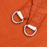 vidaXL Voile d'ombrage 160 g/m² rectangulaire orange 6x7 m PEHD