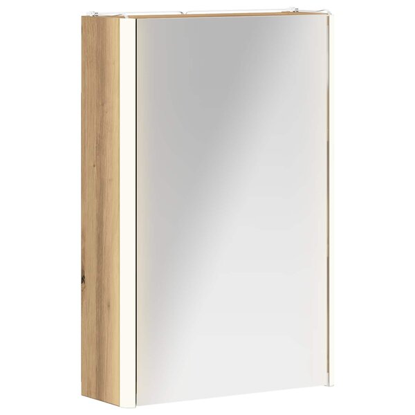 vidaXL Armoire Miroir de Salle de Bain Chêne artisan 33 x 11 5 x 50 cm