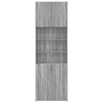 vidaXL Buffet haut sonoma gris 80x42 5x249 cm bois d'ingénierie