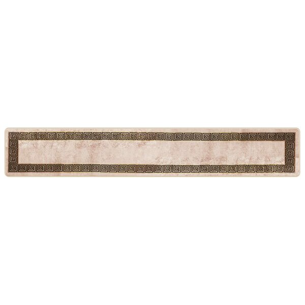 vidaXL Coureur de Tapis MARSA Noir 50 x 300 cm Polyester et PVC