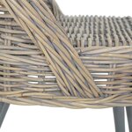 vidaXL Chaise de canapé rotin kubu gris