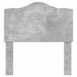 vidaXL Tête de lit Gris béton 90 cm Bois d'ingénierie