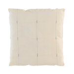 Coussin 40 cm Jacquard Fils Métallisés Naturel/Argent