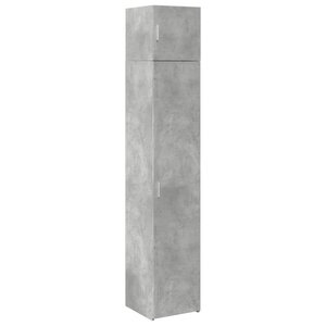 vidaXL Armoire de rangement mince gris béton 40x42 5x225 cm