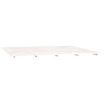 vidaXL Cadre de lit sans matelas blanc 160x200 cm bois de pin massif