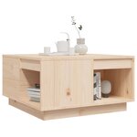vidaXL Table basse 60x61x32 5 cm Bois massif de pin