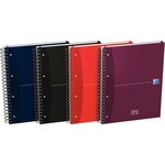 OXFORD Cahier reliure intégrale - 240 pages - 24,5 x 29,8 cm - Petits carreaux - Office Essentials