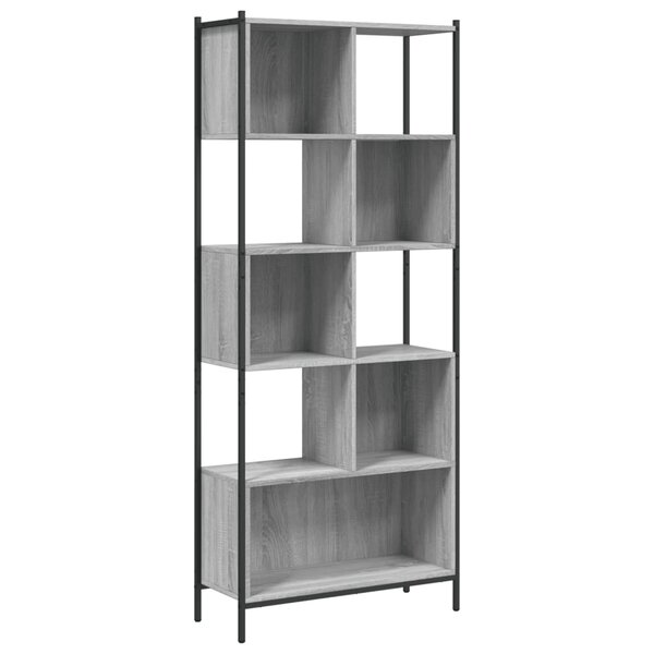 vidaXL Bibliothèque sonoma gris 72x28x172 cm bois d'ingénierie