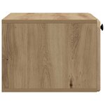 vidaXL Meuble TV mural 59 5 x 41 x 30 cm Chêne artisanal