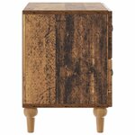 vidaXL Cabinet de chevet avec tiroir Bois ancien 62 x 34 5 x 48 cm