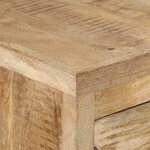 vidaXL Bureau à caissons Bois de manguier massif 140x50x77 cm