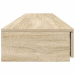 vidaXL Tiroirs de lit avec tiroir Chêne sonoma 200 x 36.5 x 16.5 cm