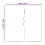 vidaXL Couverture pour plantes Transparent 6 x 8 m PE