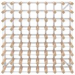 vidaXL Casier à bouteilles pour 72 bouteilles Pinède solide