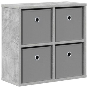 vidaXL Buffet Gris béton 49 5 x 22 x 47 cm
