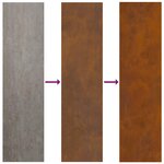 VidaXL Étagère à bois 40x30x80 cm acier résistant aux intempéries