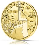 Pièce de monnaie 50 euro Autriche 2024 or BE – Veza Canetti