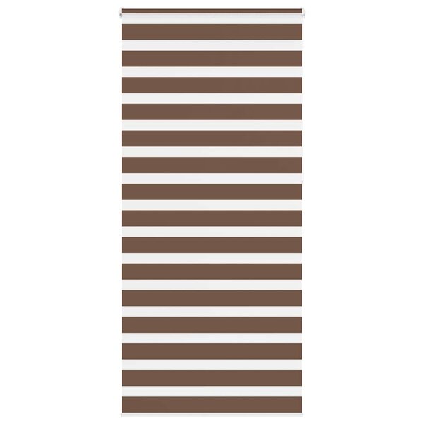 vidaXL Store zèbre marron 100x230 cm largeur du tissu 95 9cm polyester