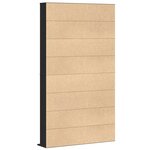 Armoire CD vidaXL en chêne noir 101x23x177 5 cm en bois d'ingénierie