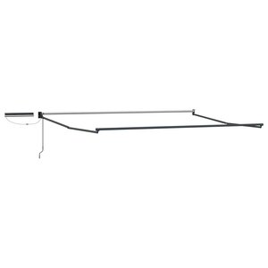 vidaXL Cadre de store rétractable électrique Anthracite 4 × 3 m