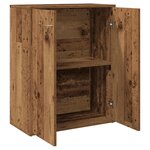 vidaXL Buffet vieux bois 60x30x75 cm bois d'ingénierie