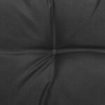 vidaXL Canapé central de jardin coussins anthracite Bois de pin massif