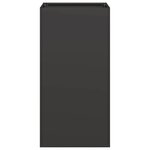 vidaXL Jardinière noir 40x40x80 cm acier laminé à froid