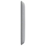 vidaXL Oreille de tête de lit Gris 40 5 x 40 5 x 4 cm tissu