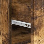 vidaXL Table basse Chêne fumé 49 x 50 x 37 cm Bois d'ingénierie