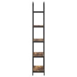 vidaXL Étagère Chêne fumé 80 x 30 x 183 cm Bois d'ingénierie